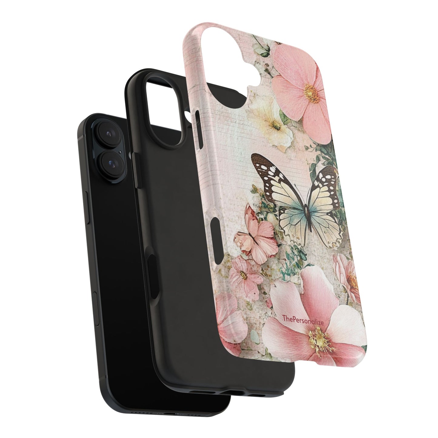 Vintage Floral Butterfly Phone Case