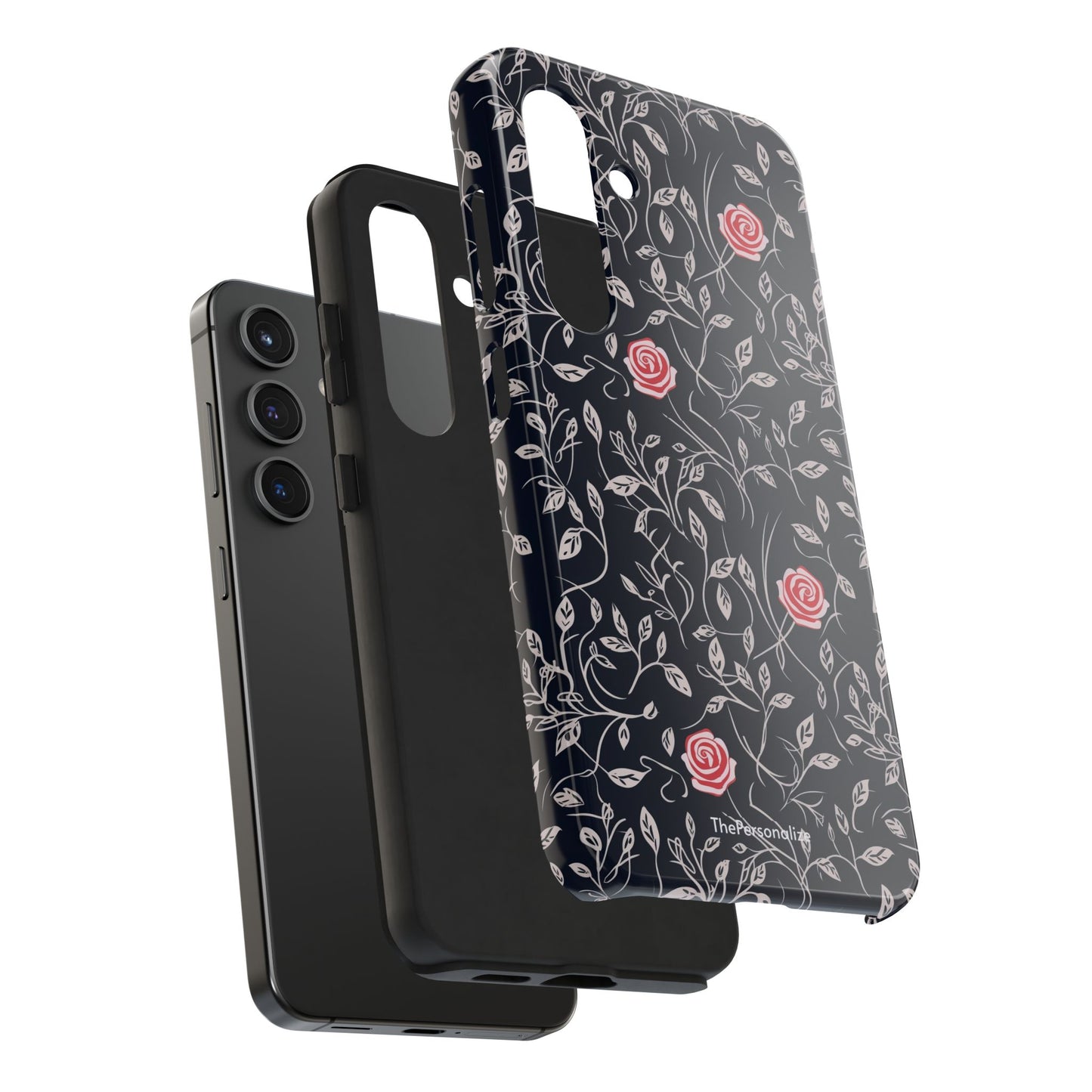 Red Rose Floral Phone Case