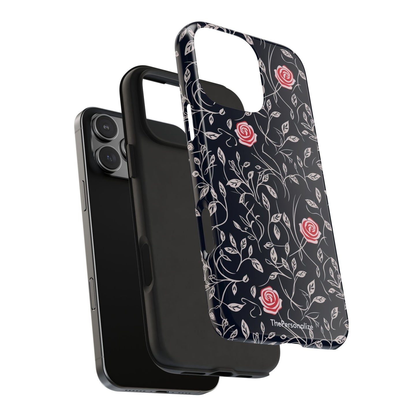 Red Rose Floral Phone Case