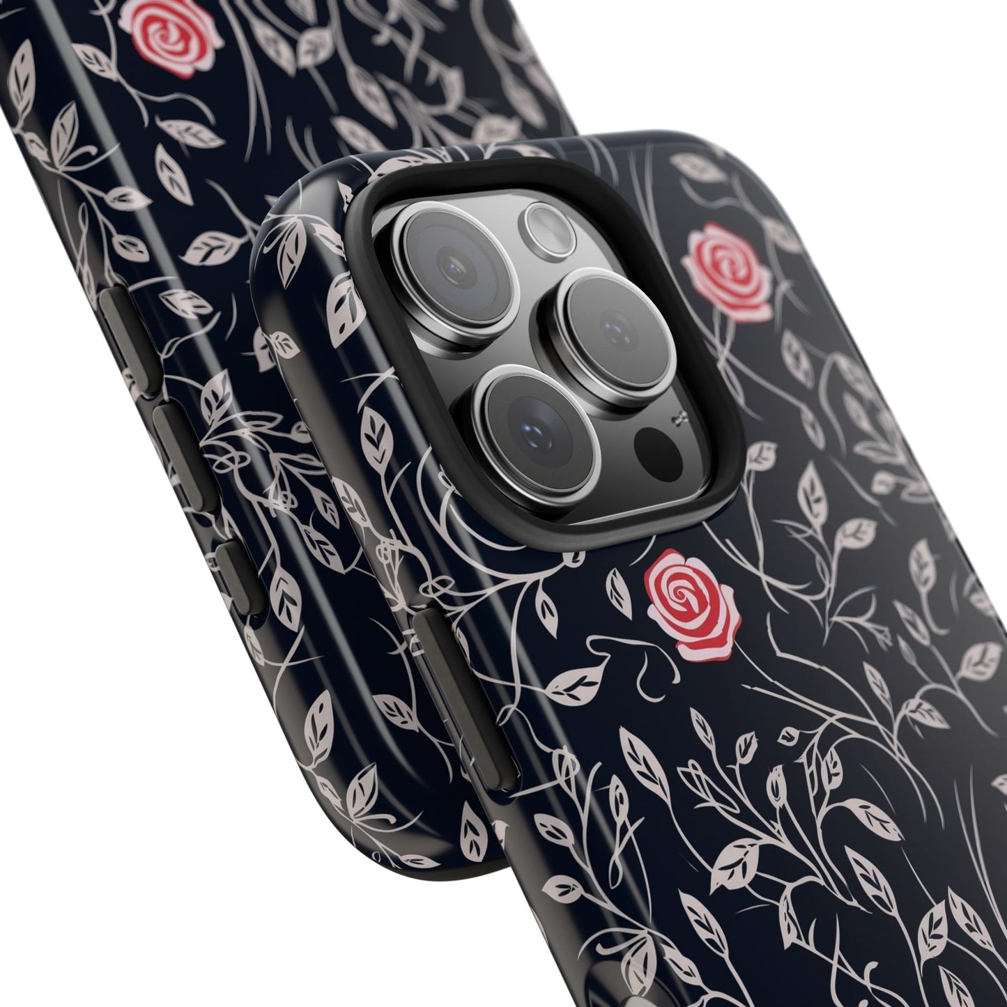 Red Rose Floral Phone Case