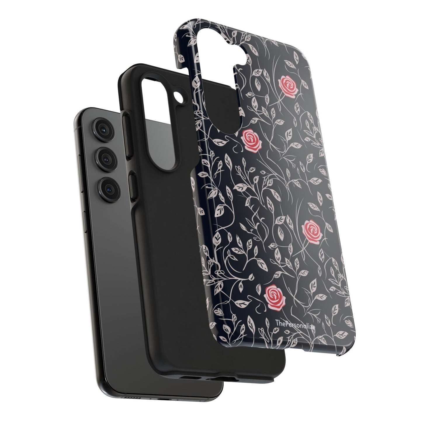 Red Rose Floral Phone Case