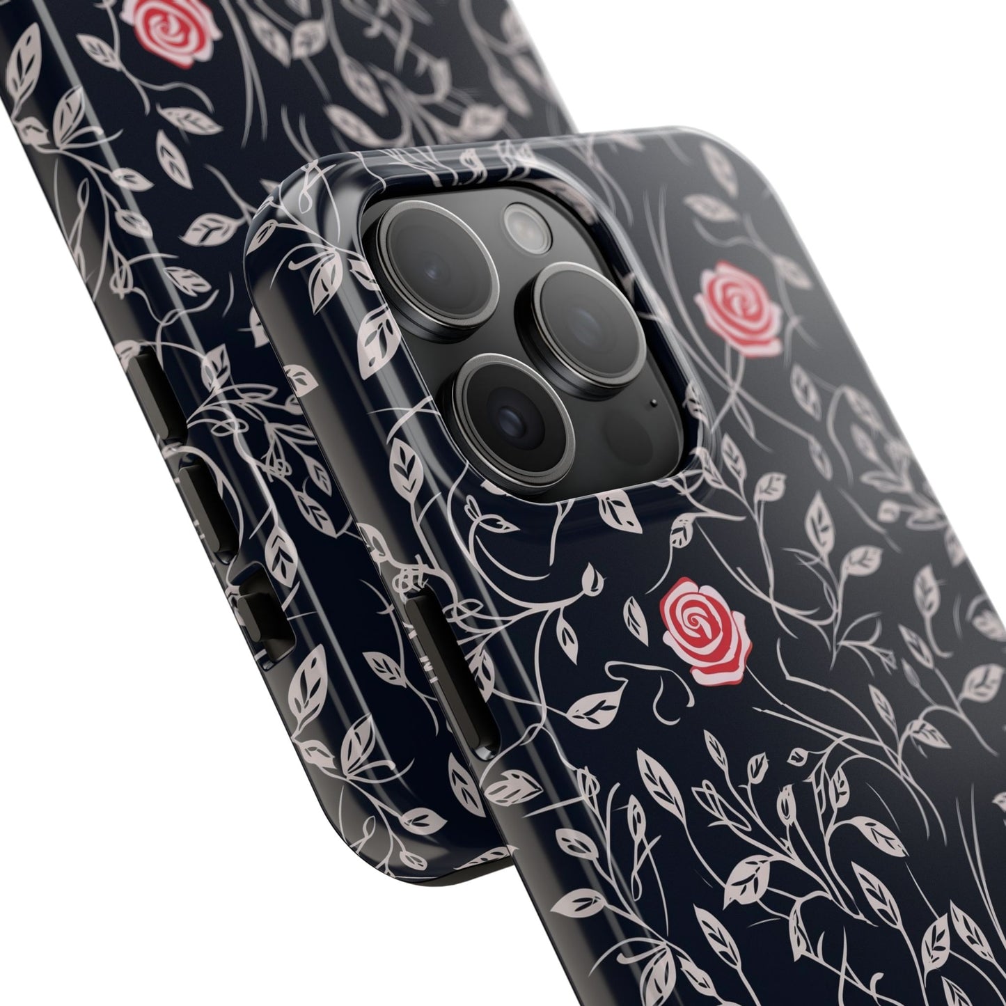 Red Rose Floral Phone Case