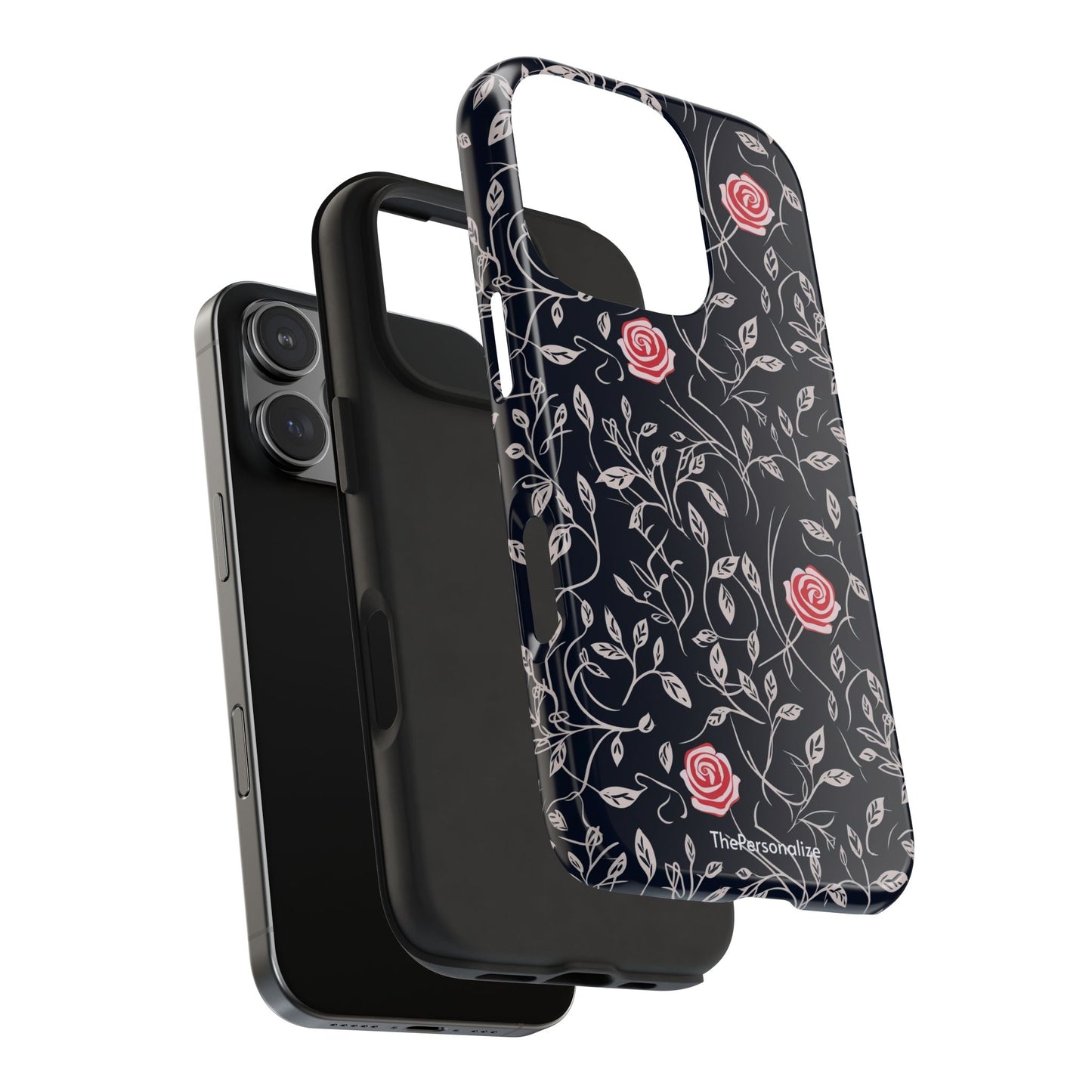 Red Rose Floral Phone Case