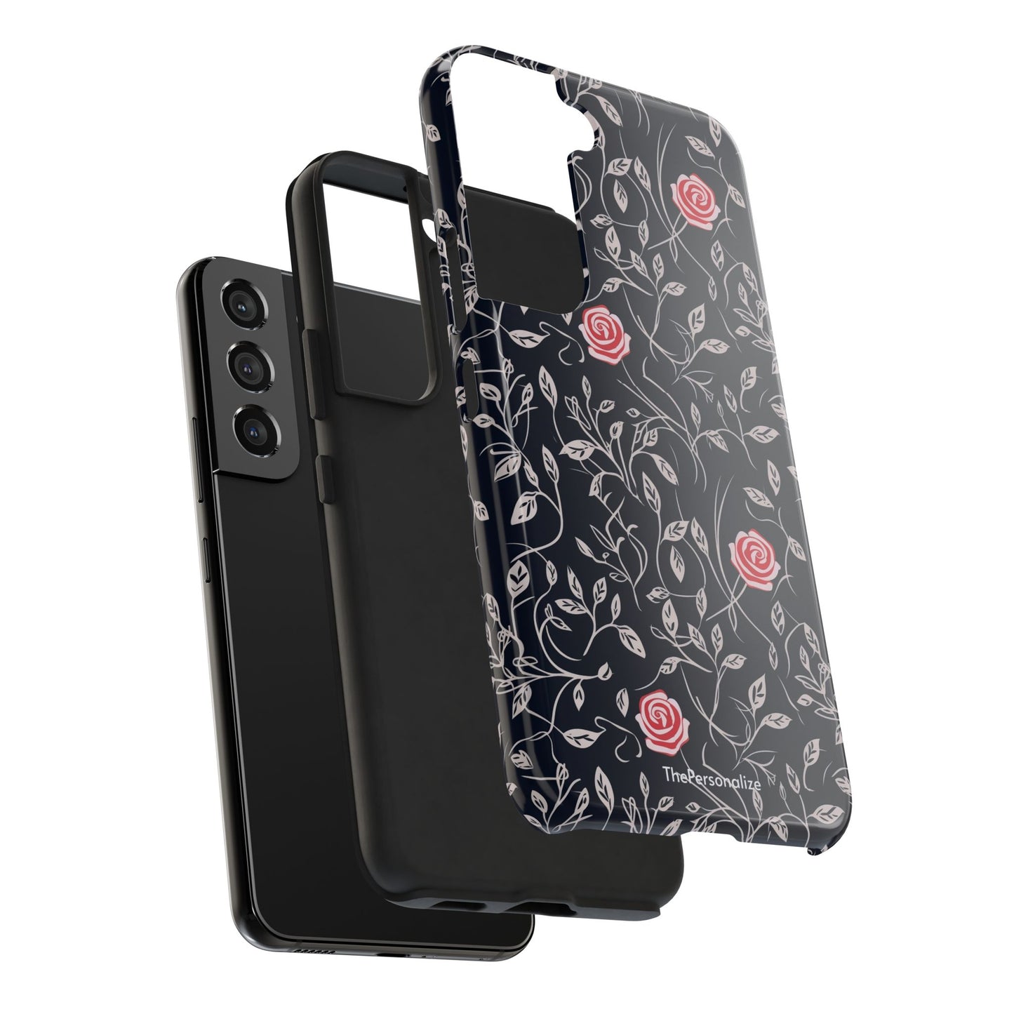 Red Rose Floral Phone Case