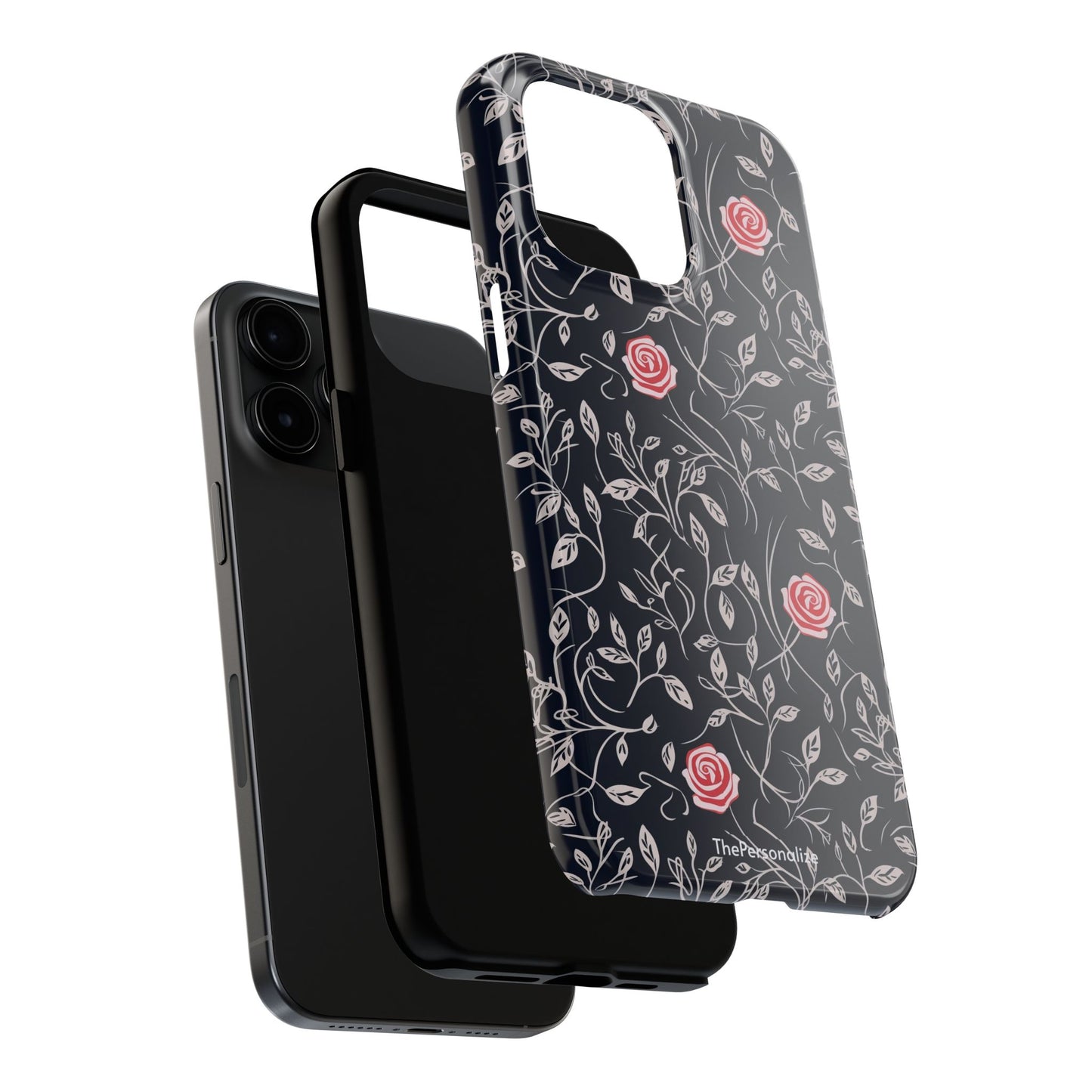 Red Rose Floral Phone Case