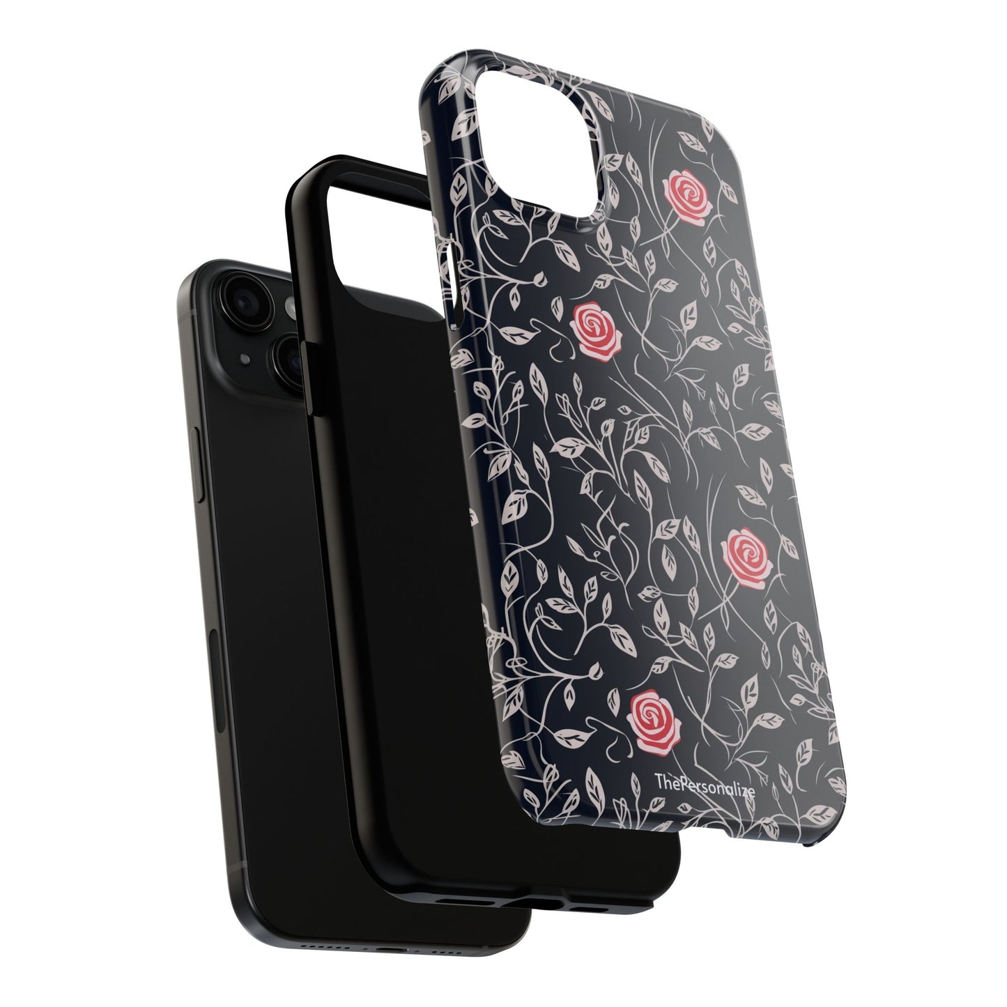 Red Rose Floral Phone Case