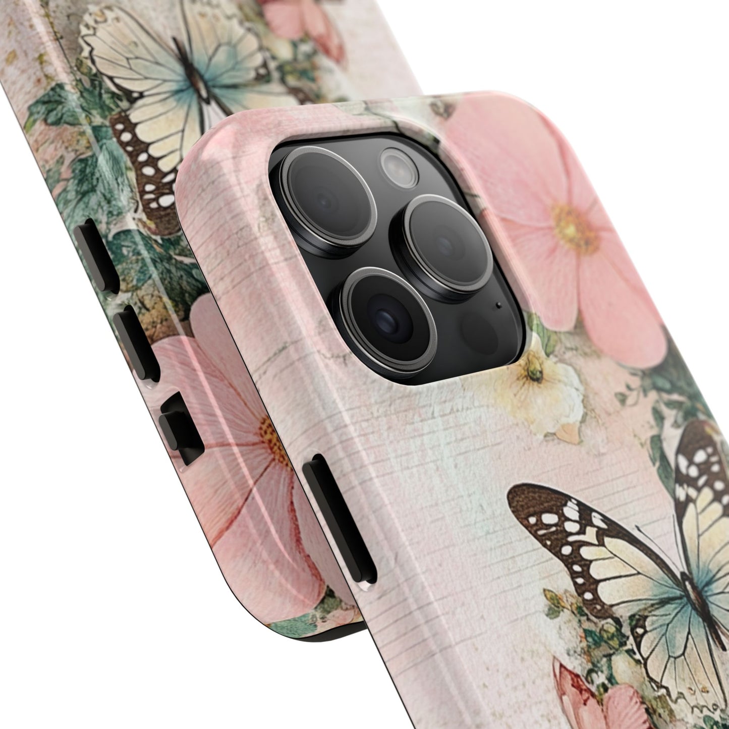 Vintage Floral Butterfly Phone Case