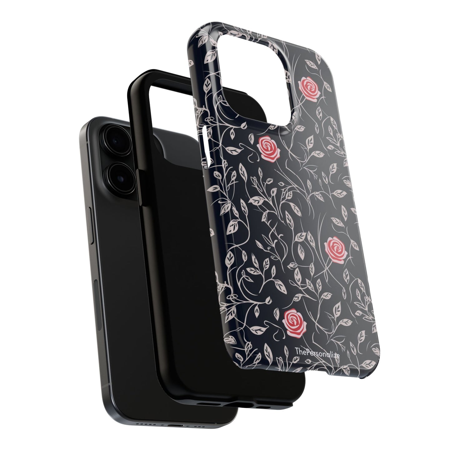 Red Rose Floral Phone Case