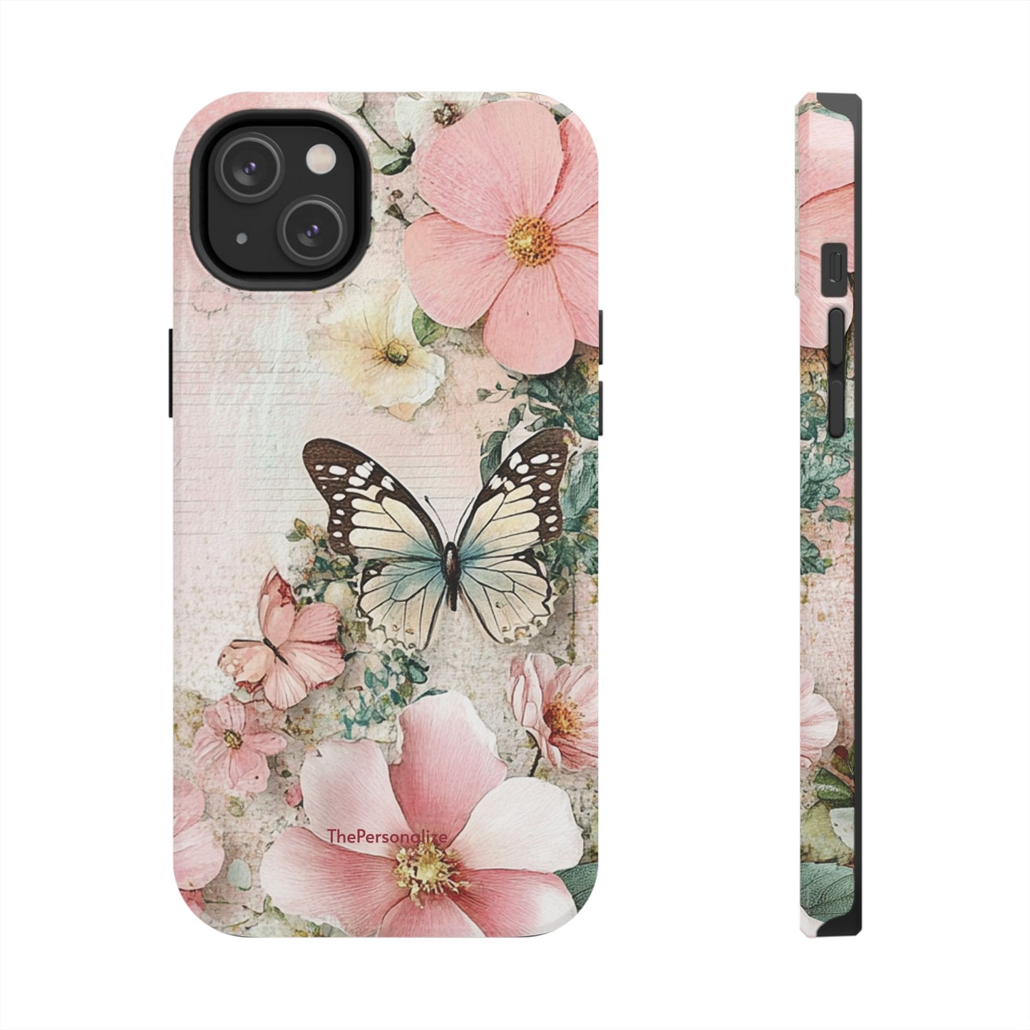 Vintage Floral Butterfly Phone Case