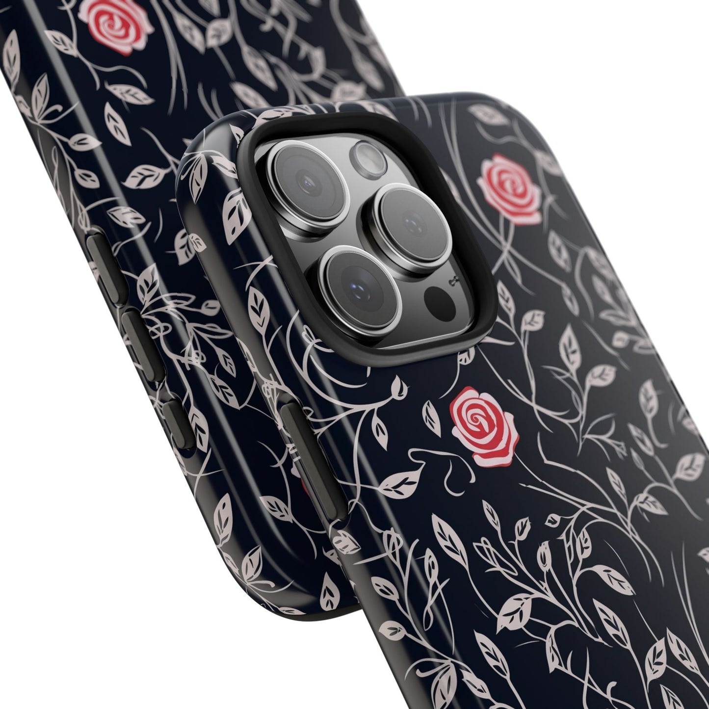 Red Rose Floral Phone Case