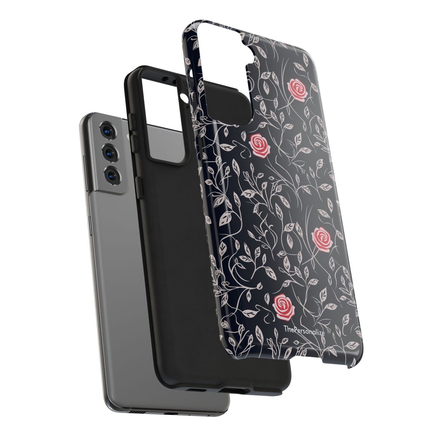 Red Rose Floral Phone Case
