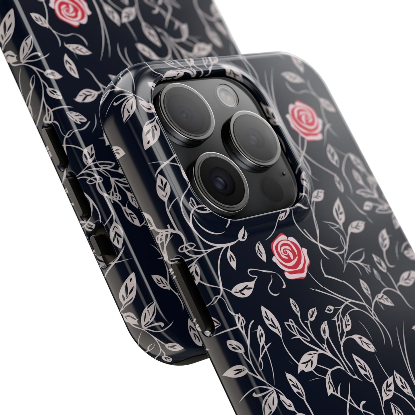 Red Rose Floral Phone Case