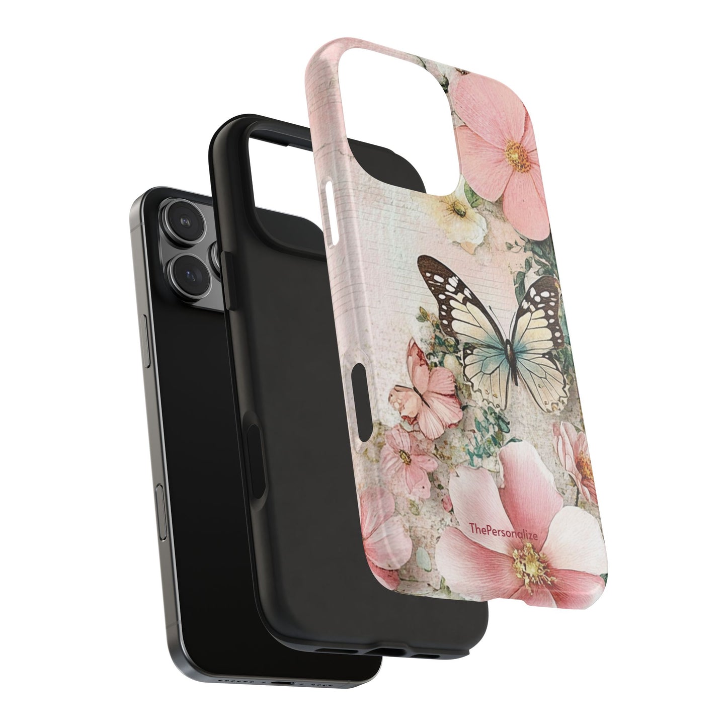 Vintage Floral Butterfly Phone Case
