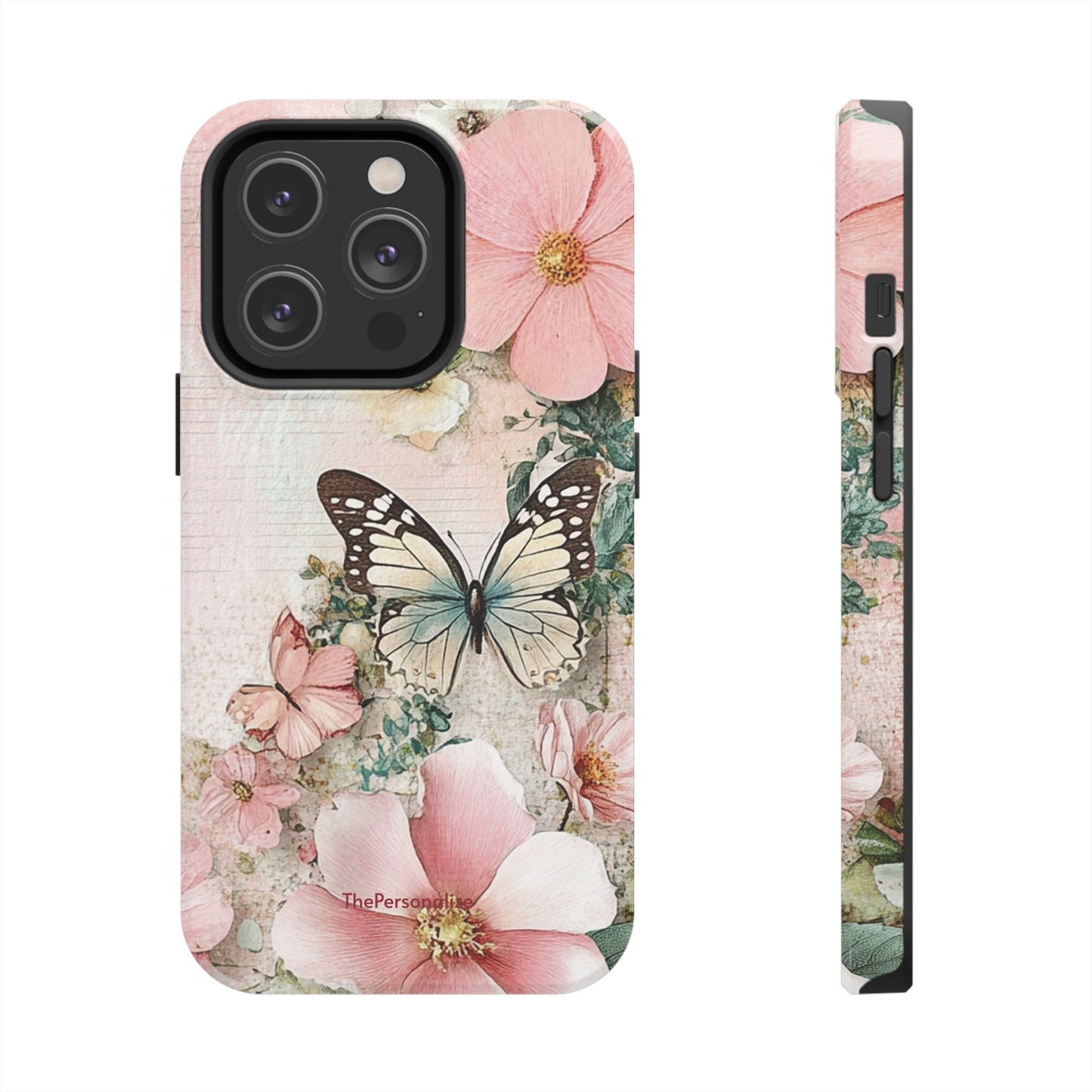 Vintage Floral Butterfly Phone Case